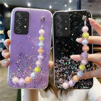 luxury colorful bracelet wristband phone case for samsung galaxy a13 a32 a52 a72 a21s a12 a33 a53 a73 a11 a51 a20s a10s a71 a70