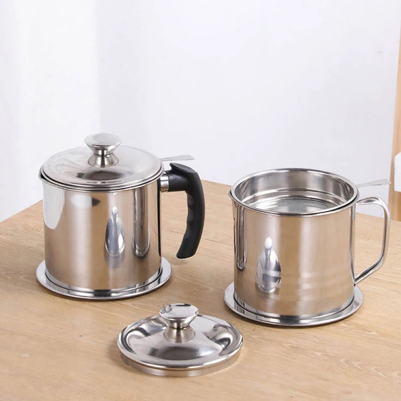 Большой Емкости Из Нержавеющей Стали Масляный Фильтр Горшок Сито Кухонные