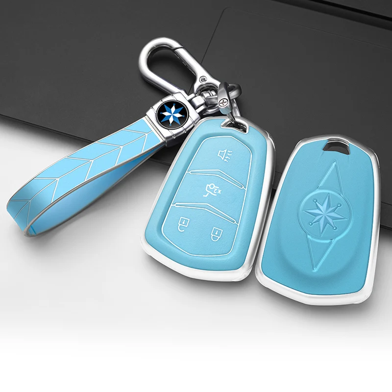 

Car Key Cover Case Shell TPU Car Key Bag for Cadillac SRX 2015 2016 ATS CTS CT6 XT5 XTS Smart Remote Fob Cover Protector Bag