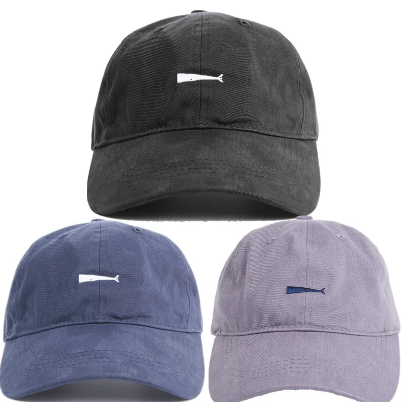 

DCDT Whale Embroidery DESCENDANT Sunscreen Flat Tongue Big Head Surrounds Face Small Baseball Hat Fashion Brand