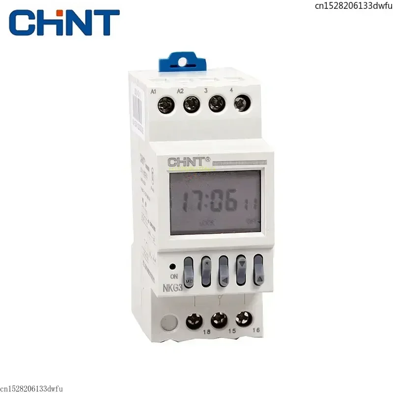 Фото CHINT NKG3 NKG-3 ЖК-микрокомпьютер astro Time Switch восход солнца закат на основе высоты DIN RAIL ЦИФРОВОЕ ПРОГРАММИРУЕМЫЕ ТИМЕРОВОЕ реле №2