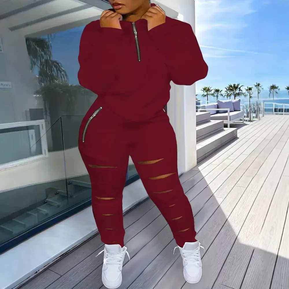 Женский летний костюм из двух предметов комплект с длинным рукавом и принтом в