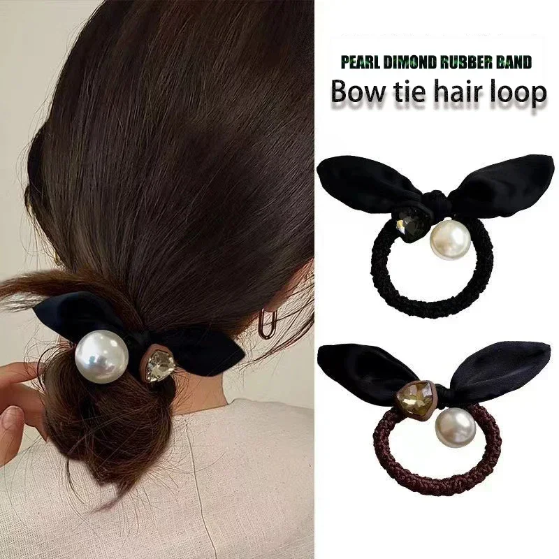 Женская резинка для волос с бантом аксессуары