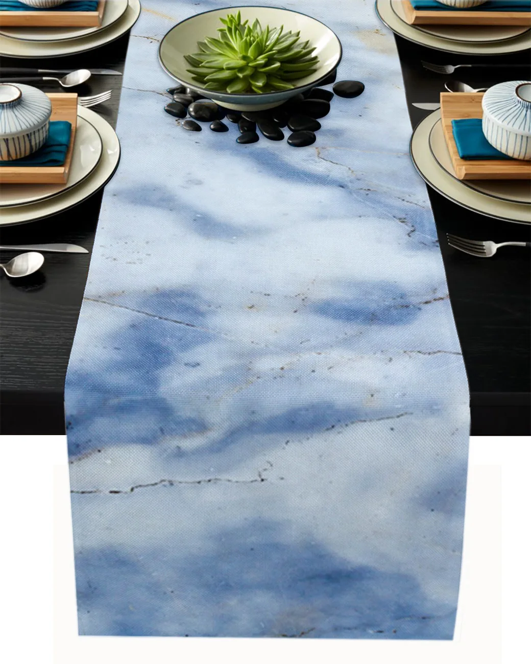 

Marble Texture Cracks Tablecloth Table Runner Decoration Home Decor Dinner Table Decoration Table Decor