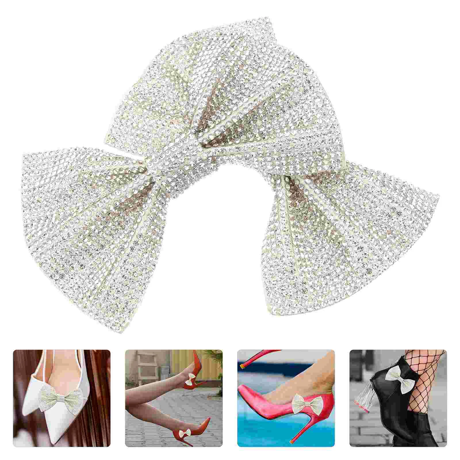 

Wedding Ornaments Rhinestones Shoes Pearl Buckles Decor Jewelry Bow Charms Clips Pumps Tie Flower