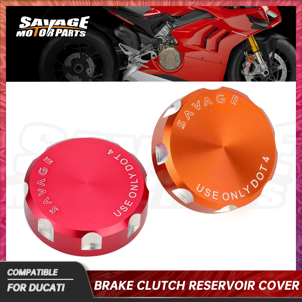

Motorcycle Front Clutch Fluid Reservoir Cover For DUCATI Multistrada 1260/S/Enduro/Grand Tour/Pikes 748/R/RS/SP/SPS/E 916 Senna