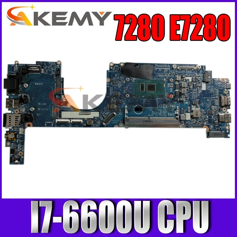 

100% рабочая материнская плата dell latitude 7280 E7280 0987G8 CN-0987G8 987G8