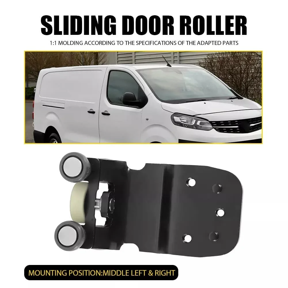 

Черный металл 9808074880 шарнир ролика раздвижной двери средний левый/правый для Citroen Fiat Peugeot Toyota Ope