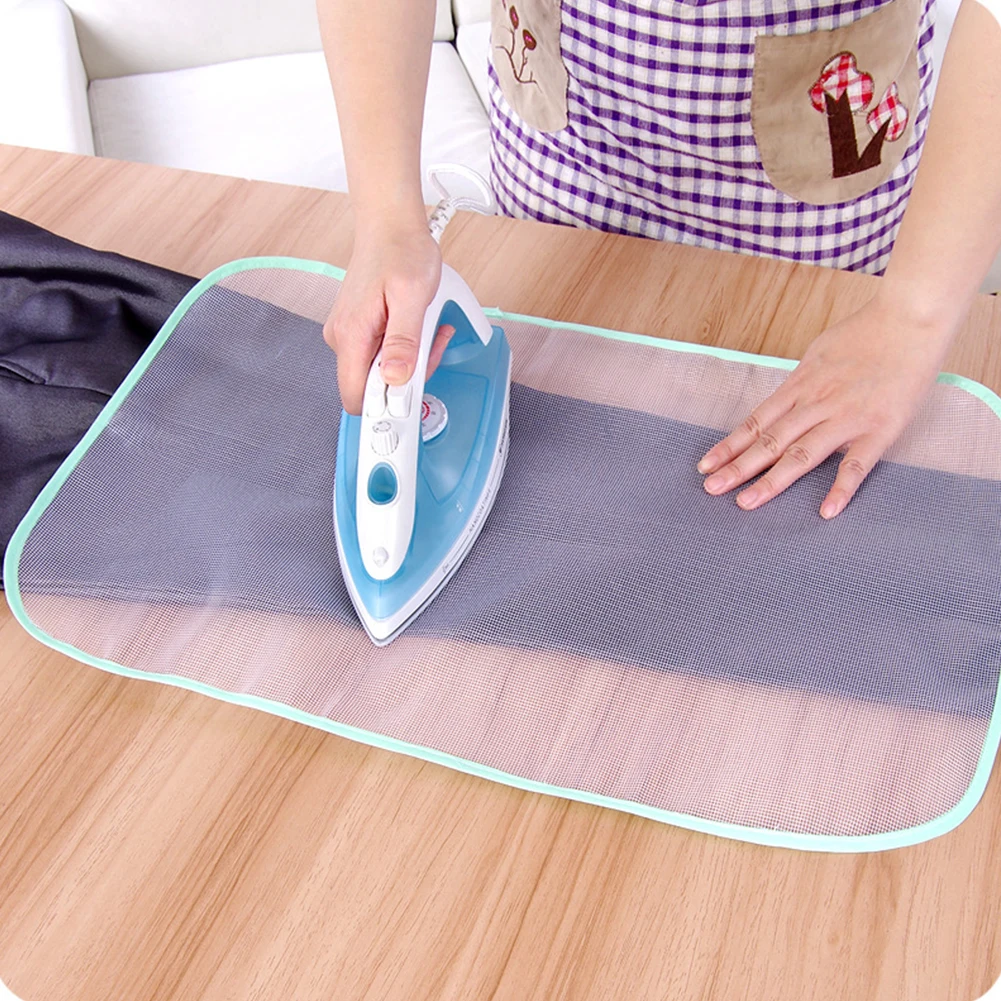 

2pcs Anti-Scalding Insulation Pad Board For Clothes Protective Cloth Guard Heat Resistant Ironing Sewing Tools Mesh Fabric