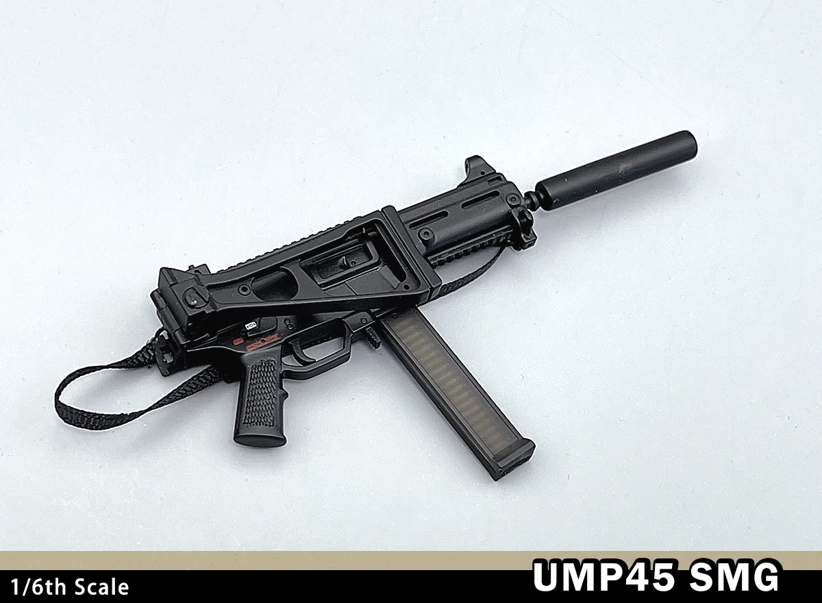 НОВЫЙ масштаб 16 UMP45 SMG модель пистолета-пулемета 77027 для 12 дюймов фигурка военного солдата армейская коллекция игрушек (art.: 3920cad6c8be4) - 3920cad6c8be4