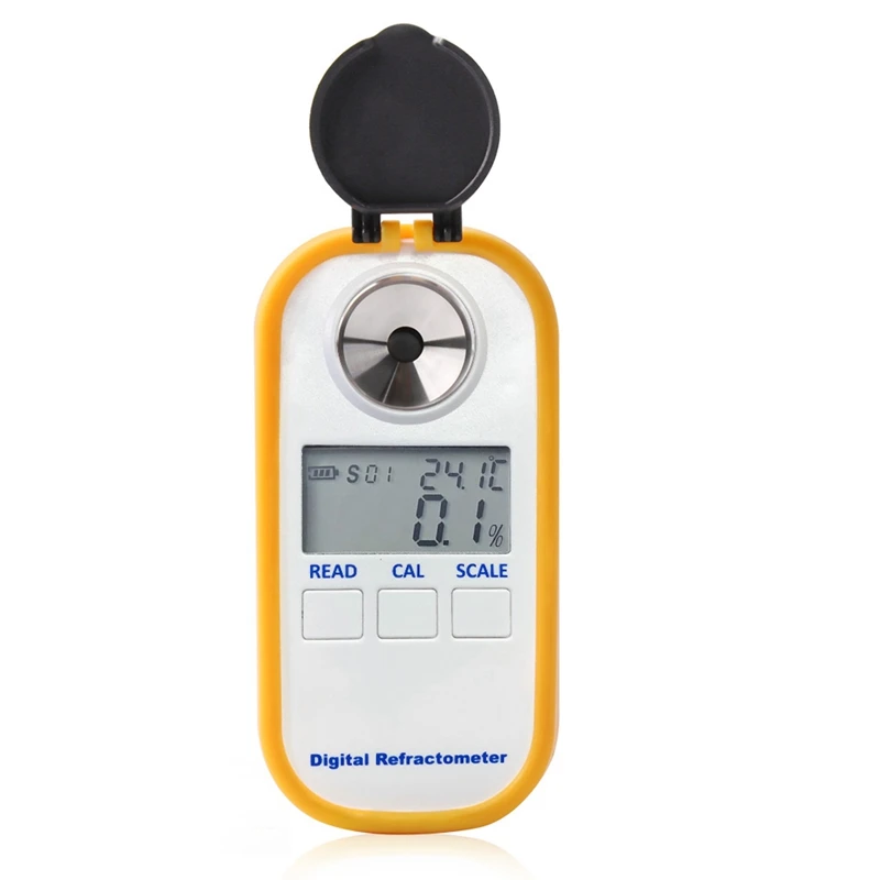 

Measurement Instrument DR301 Portable Digital Honey Refractometer 4-In-1 Brix/Water/Be'/Refractive Tester