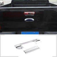 for 2015 22 ford ranger wildtrak t6 t7 t8 abs silver car tailgate handle cover with smart hole sticker car interior accessories
