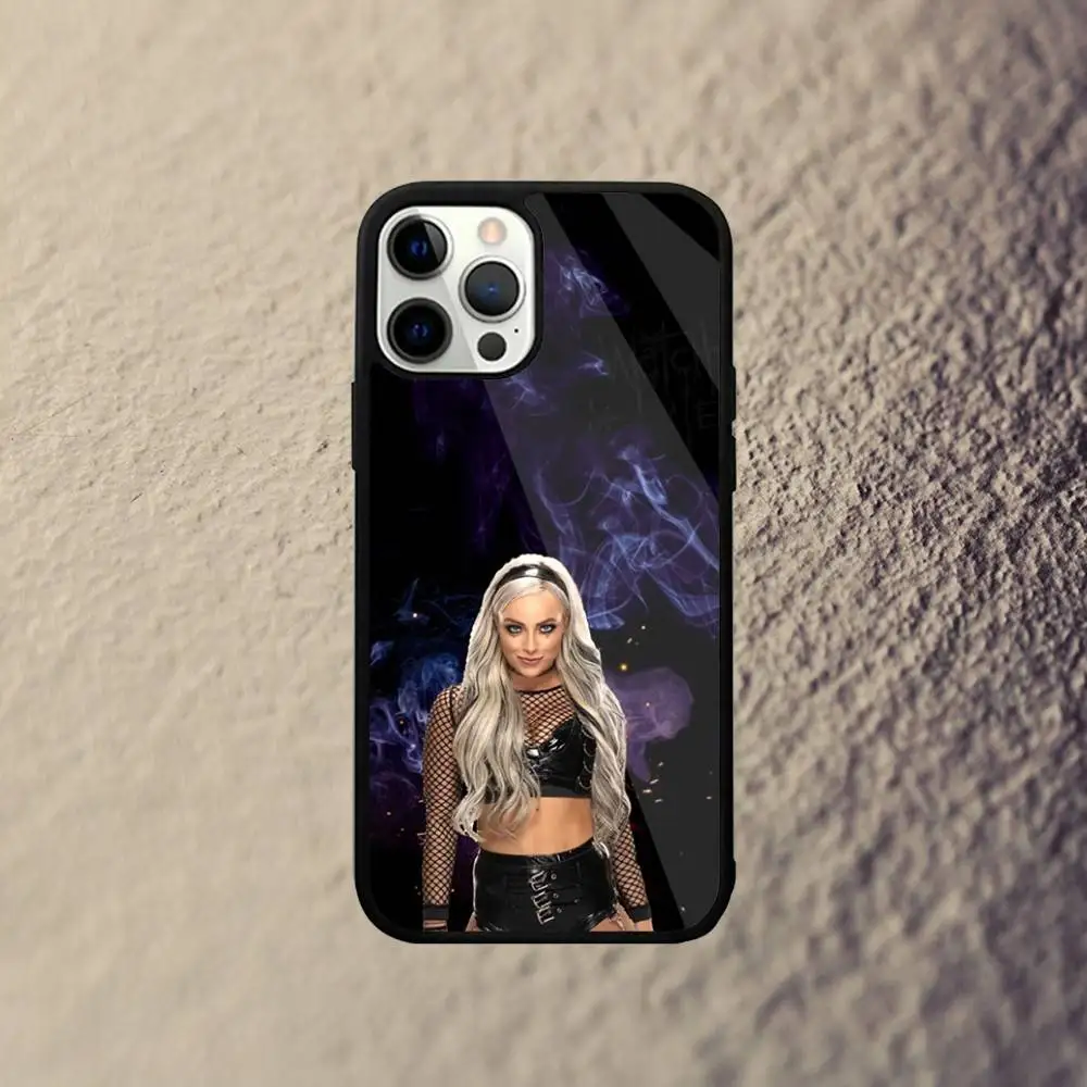 Фото Чехол для телефона W-WWE L-Liv Morgan для iPhone 17,16,15,14,13,12,11, Pro, Max, Plus, Mini,SE4,E с магнитной беспроводной зарядкой Magsafe №3