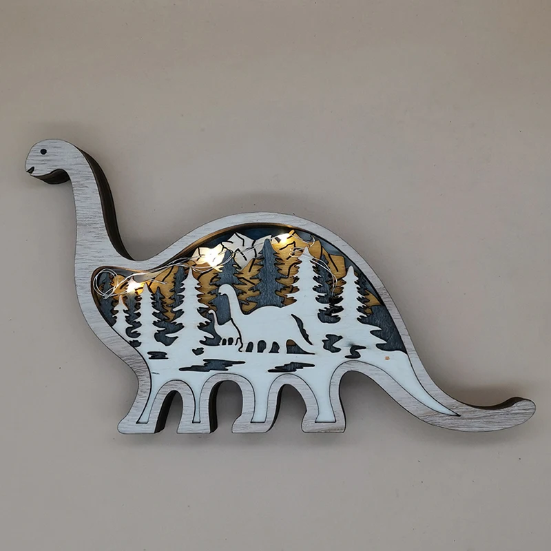 

Новинка 2022, пасхальное украшение для дома, деревянный Пасхальный динозавр, светильник ка, украшение для творчества, настенные украшения для...