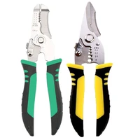 wire stripper multi function wire stripping tool professional cable cutter electrician wire cutter hand tool bolt cutter