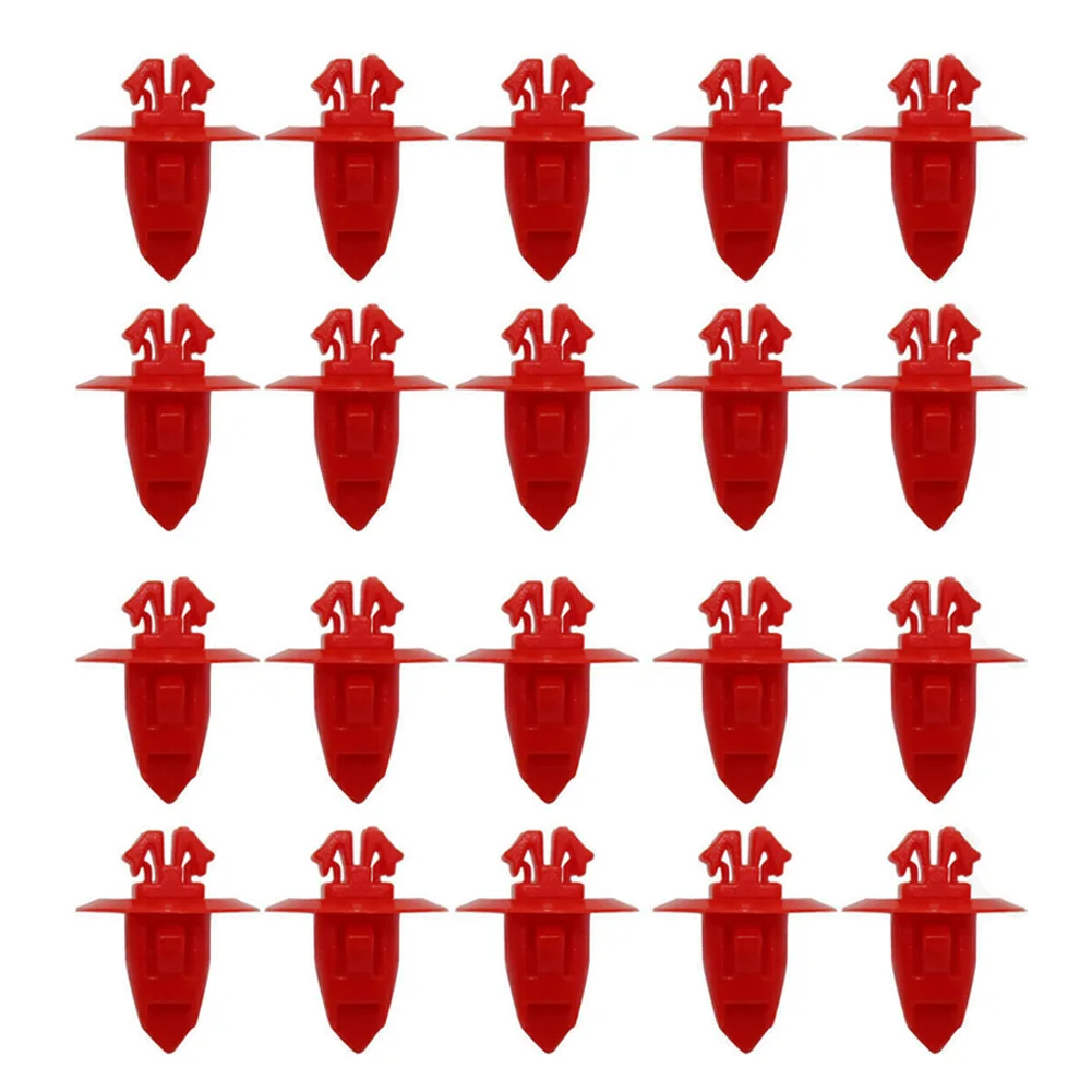 

20pcs Car Fender Flare Moulding Retainer Clips 90904-67037 For Toyota Land Cruiser Car Clips Wheel Flare Hood Fender Moulding