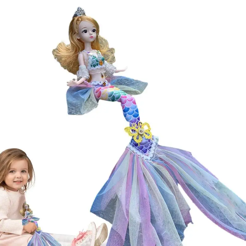 

Маленькая Русалочка, модная Кукла, принцесса, классический фильм, вдохновленная русалочкой кукла, подвижная и изысканная для дня рождения и