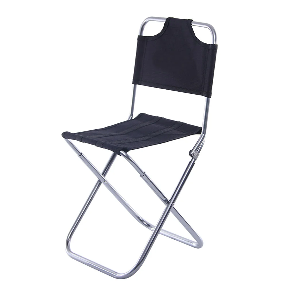 

Portable Collapsible Stool Folding Chair Fishing Outdoor Barbecue Alloy Oxford Cloth Ice Travel