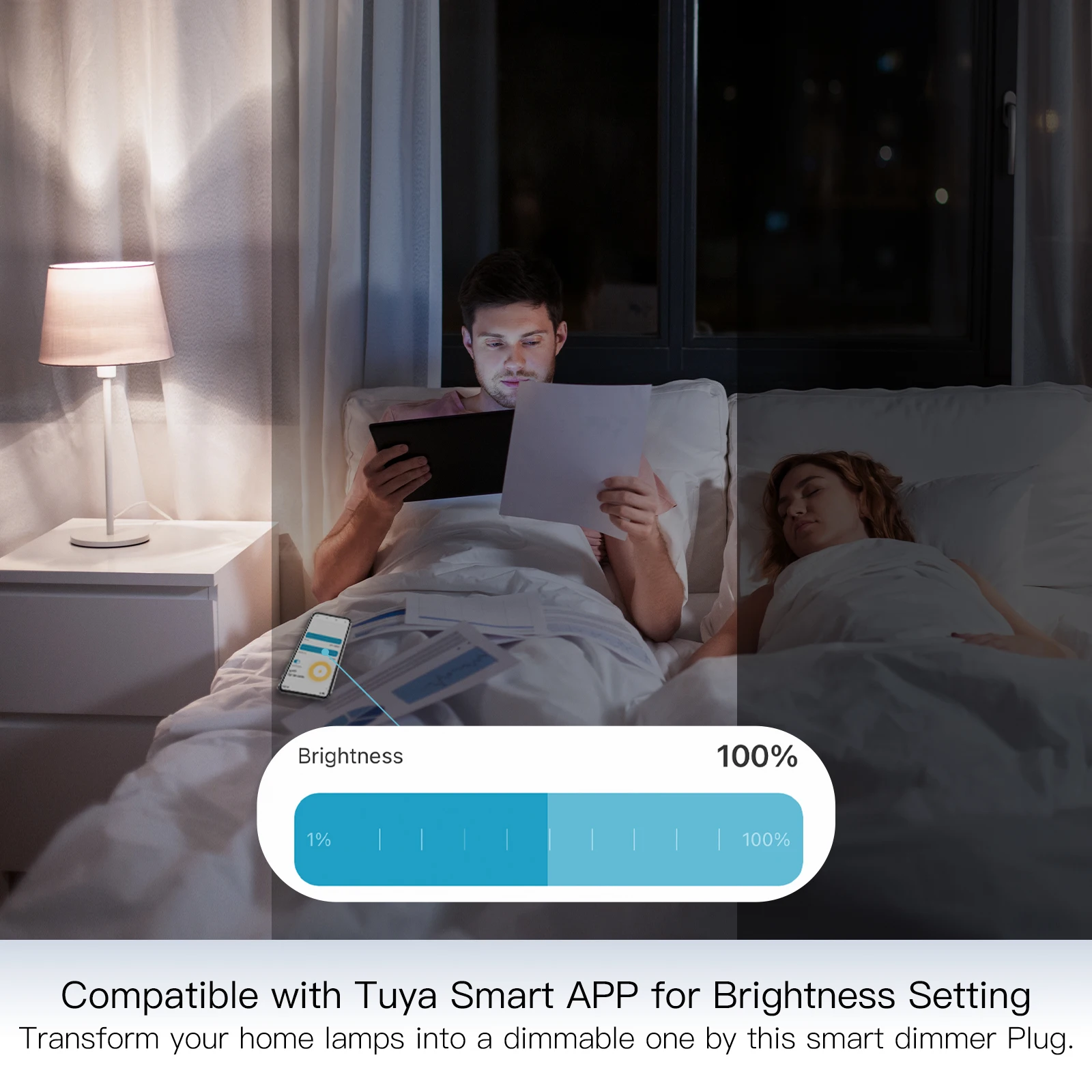 Фото Умная розетка MOES с Wi-Fi, таймер регулировки яркости для приложения Tuya Smart Life, Amazon Alexa Google, голосовое управление, ЕС/Великобритания/США №2