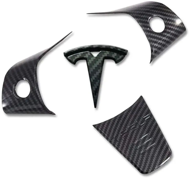

Real Carbon Fiber Steering Wheel Wrap for Model 3/Model Y