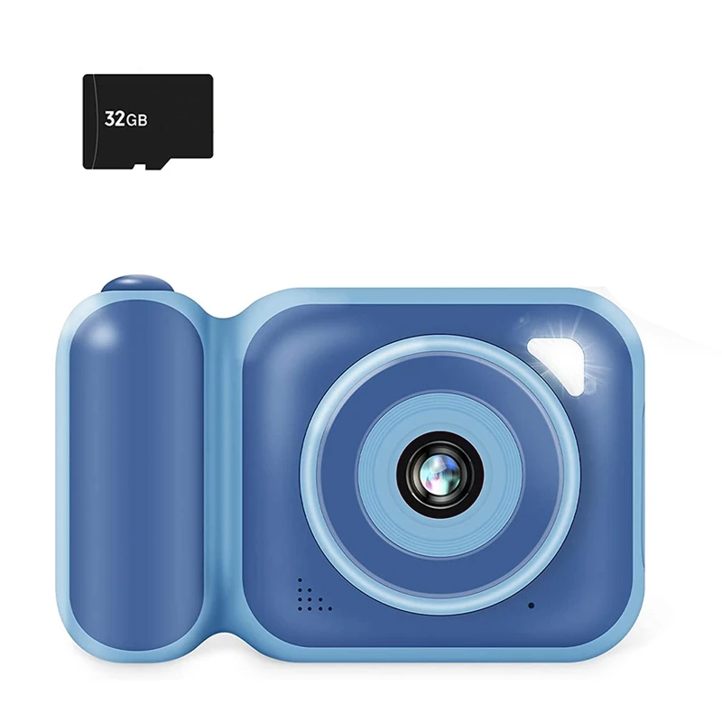 

Creative Children's Portable Video Camera Hd Digital Camera Toy Sports Small Slr Mini 2.0 Inch Camera with 32Gb Sd Card