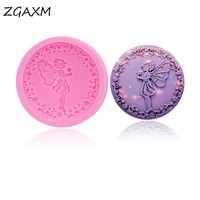 lm 562 gadgets butterfly fairy fondant bake paste silicone mold diy angel girl cake decorating polymer clay silicone mold