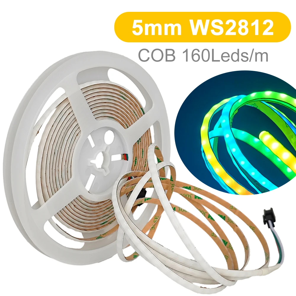 FUNZENXIN Светодиодная лента WS2812 RGBIC 2.7/5/10 мм