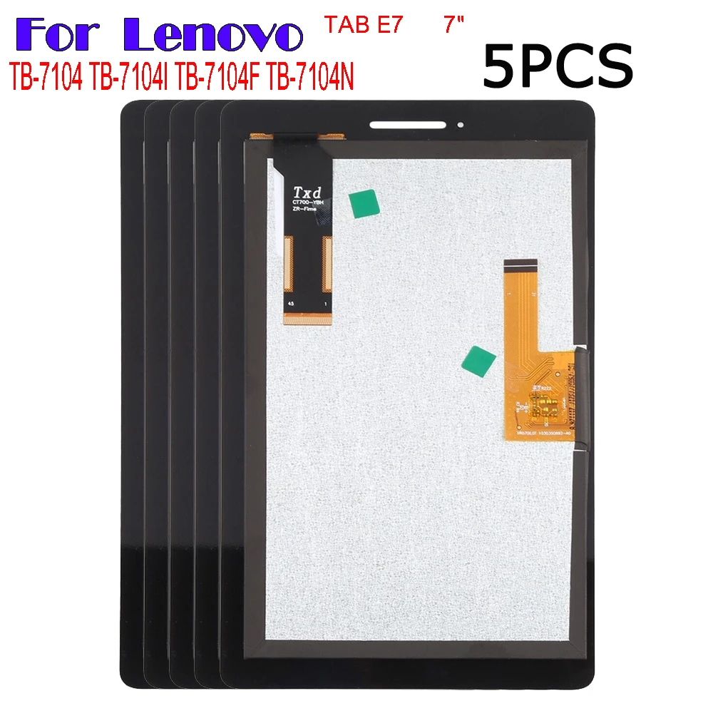 5 шт AAA + ЖК-дисплей для Lenovo TAB E7 TB-7104 TB-7104I TB-7104F 7104 и сенсорный экран дигитайзер в