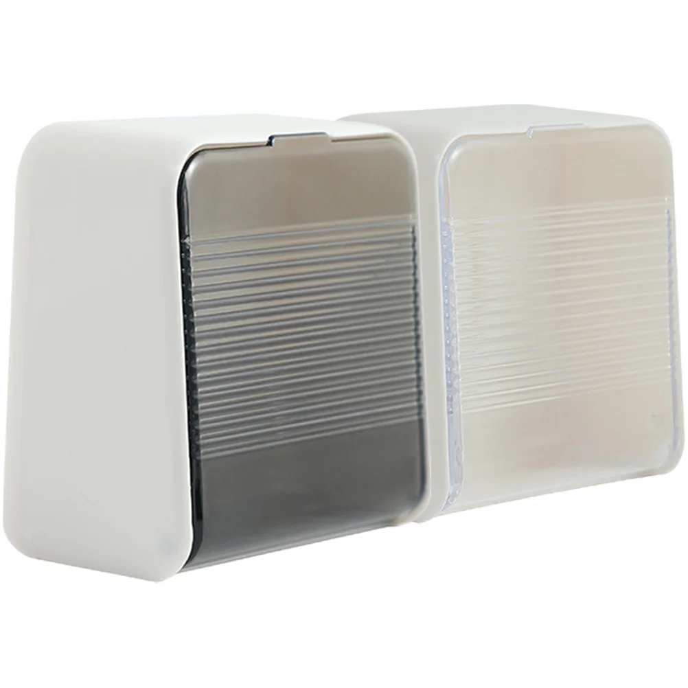 

Cotton Box Holder Makeup Storage Dispenser Wall Organizer Pads Swab Mounted Qtip Containers Pad Bathroomball Q Container Tip