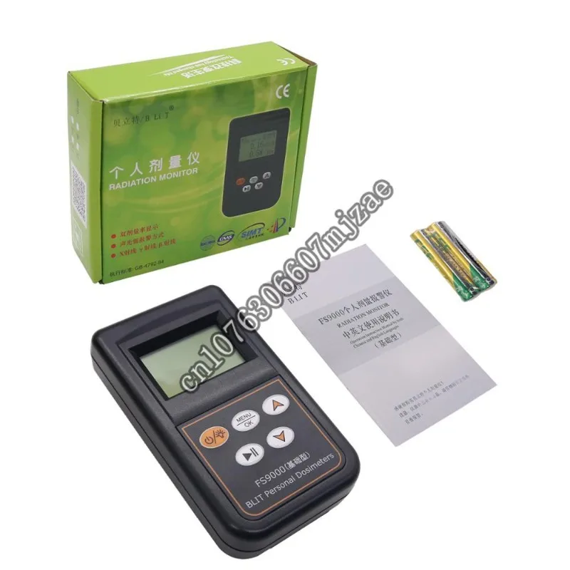 

English Japanese Menu FS9000 Battery Type Nuclear Radiation Detector Radiation Dosimeter