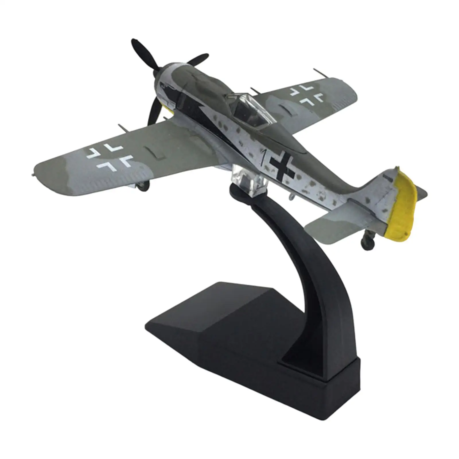 

1:72 Scale fw190 Souvenir Aviation Commemorate with Display Stand Home Decor Aircraft Model Toy for Hoilday Gifts Collectables