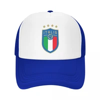 fashion unisex italia figc baseball cap adult italian football gift trucker hat adjustable men women outdoor snapback caps