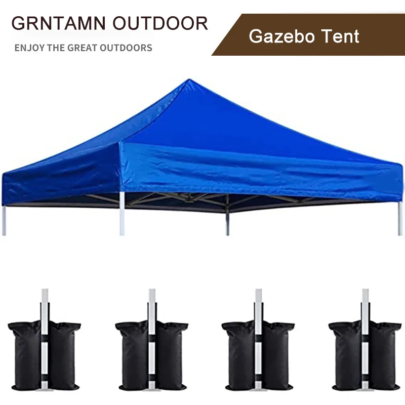 

GRNTAMN 10x10 Pop Up Canopy Replacement Canopy Tent Top Cover Bonus 4PC Pack Canopy Weight Bag