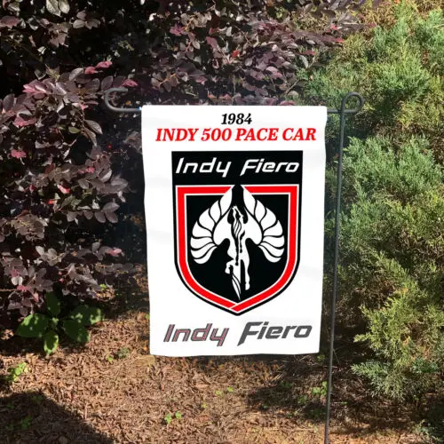 1984 Indy 500 Pontiac Fiero 12x18 дюймов Флаг для садовой квартиры