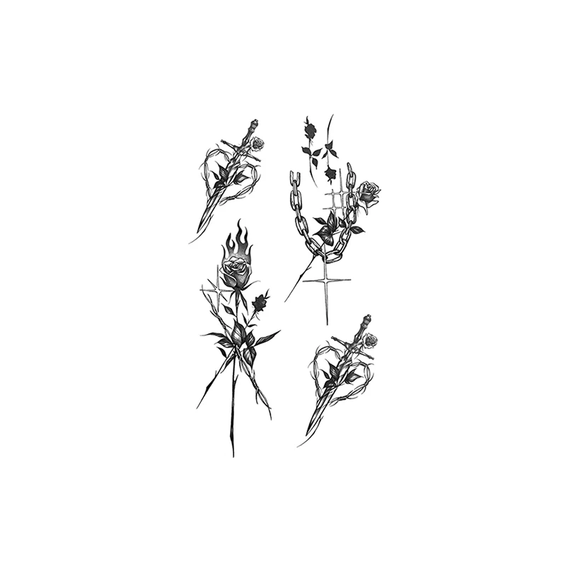 Рисунок 3 - Модная Временная тату-наклейка для женщин