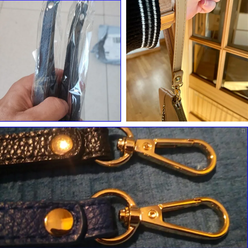 Replacement Wrist Bag Strap Solid Color Clutch Bag Strap Women Handle Purse Soft Bag Belt PU Leather Wallet Belt Fashion