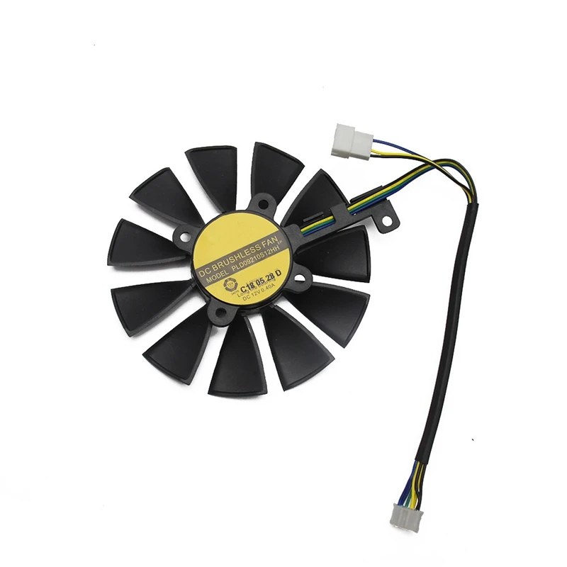 Графическая карта охлаждающий вентилятор для ASUS GTX 1060 1070 RX 480 GTX1070 DUAL RX480