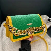 thick chain crossbody messenger bags womens designer luxury handbag 2022 fashion new high quality pu leather women handbags sho