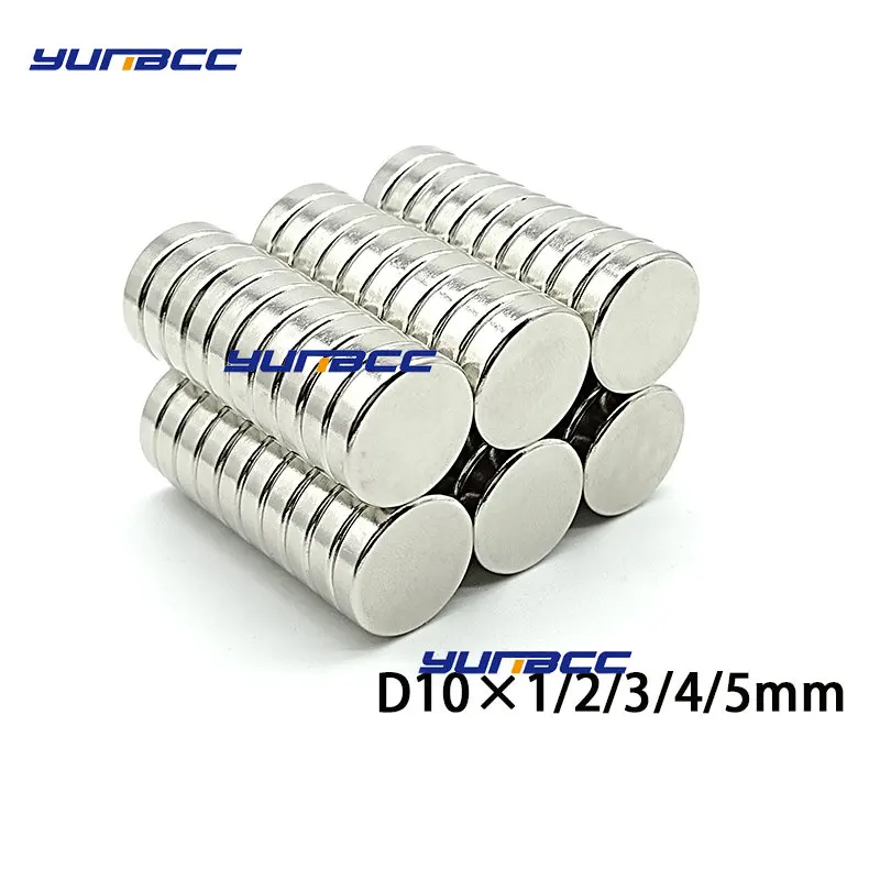 

D10x1/2/3 Strong Magnet Super Powerful Neodymium Magnets N52 Magnet N35 Round Magnetic Tape Magnetic Magnetti Magnets for Fridge