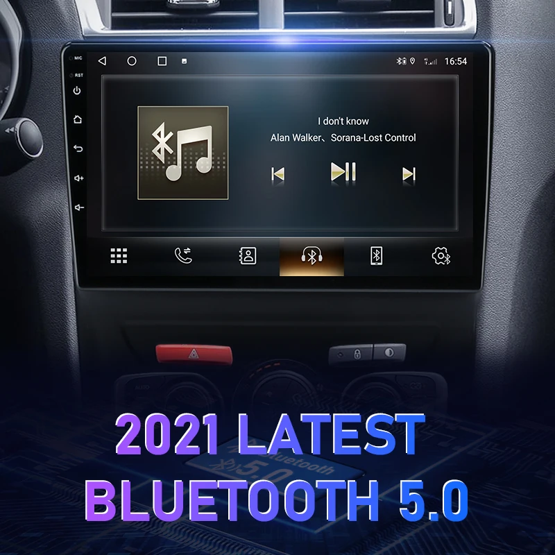 $92.81 Android 11 Car Radio 2 din For Citroen C4 2 B7 2013 2014 2015 2016 GPS navigation 4G net RDS DSP+48EQ Multimedia Video Player