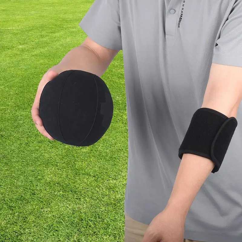 Тренировочный мяч для гольфа надувной с насосом и ремешком тренировочное