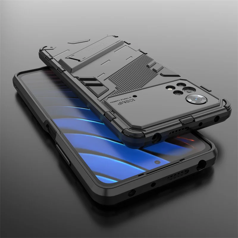 

For Xiaomi Poco X4 Pro 5G Case Magnetic Holder Armor Phone Cases For PocoPhone X4Pro PocoX4 Pro Poko X 4 Pro Stand Back Cover