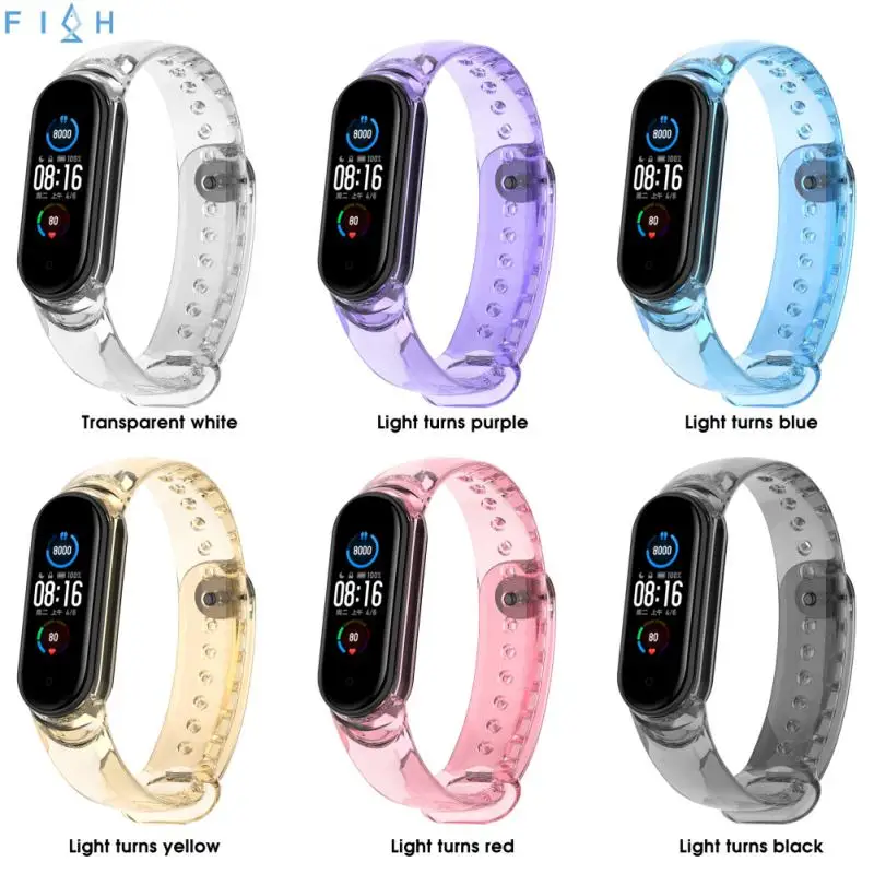 

Suitable For Xiaomi Band 7 Strap Xiaomi Watch 7 Post-illumination Discoloration Replacement Strap Wristband Color Change
