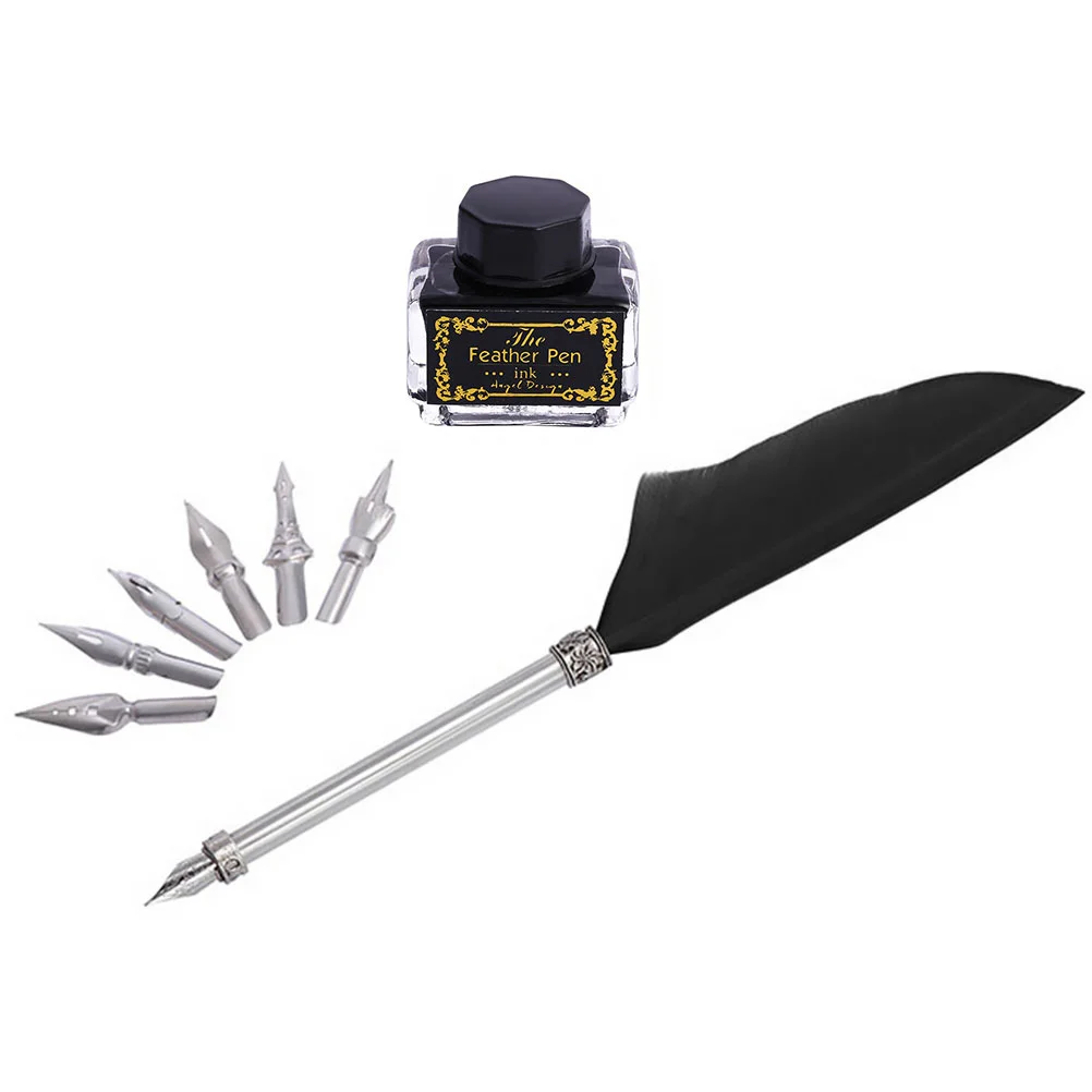 

Pen Calligraphy Giftquill Supplies Ink Pens Set Dip Writing Retro Business Decorative