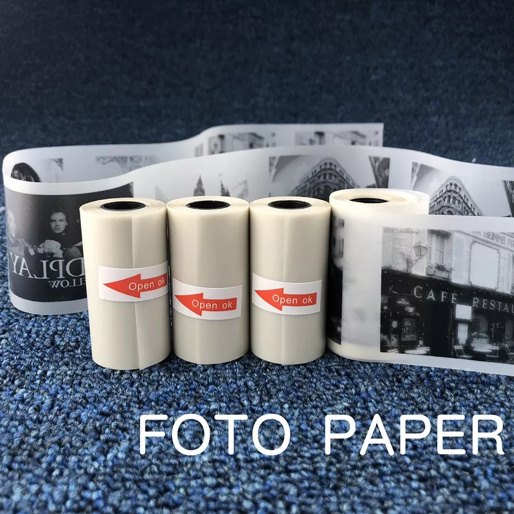 

Adhesive Printable Sticker Paper Roll Direct Thermal Paper 57*30mm Semi-Transparent Print Paper For PAPERANG machine P1/P1S