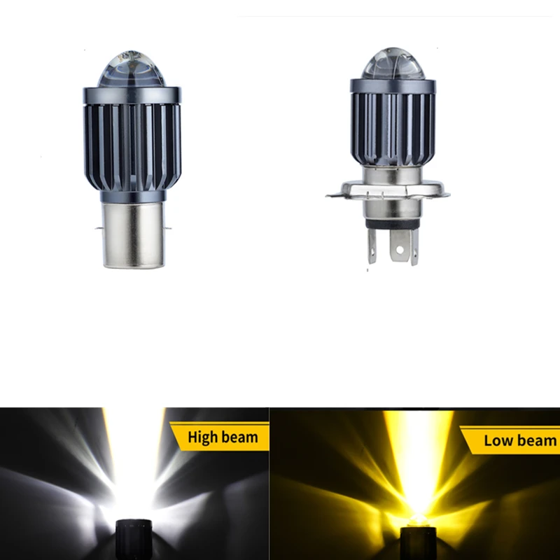 

10000Lm H4 LED Moto H6 BA20D светодиодные лампы для мотоциклетных фар CSP линзы Белый Желтый дальний/ближний свет аксессуары для скутера Противотуманные...