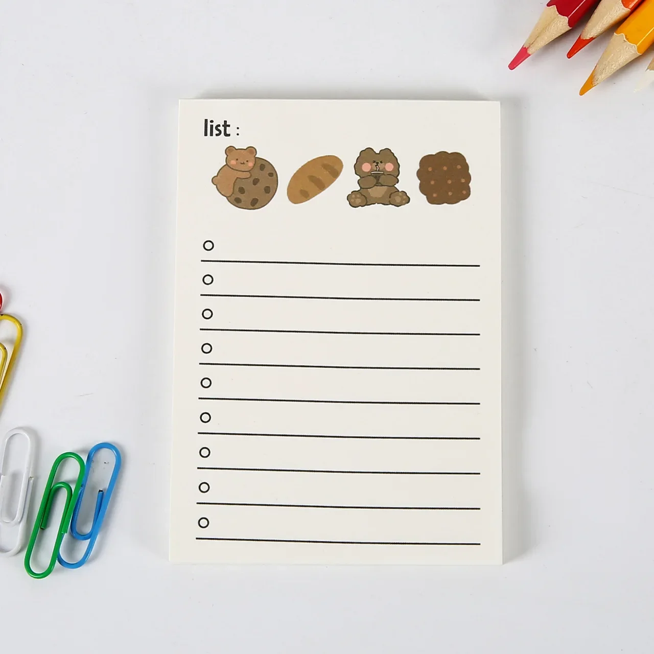 

50 листов блокнот с рисунком фруктового медведя для девочек, нелипкий, отрывной блокнот, наклейка, сделай сам, заметка, Papeleria Kawaii, канцелярские принадлежности, школьные принадлежности