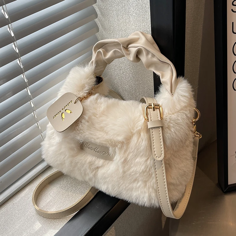 

High-quality Luxury Brand Niche Design Plush Bag 2023 New Women's Bag Popular Cross-body Super Fire Plush Bag Designer Handbag