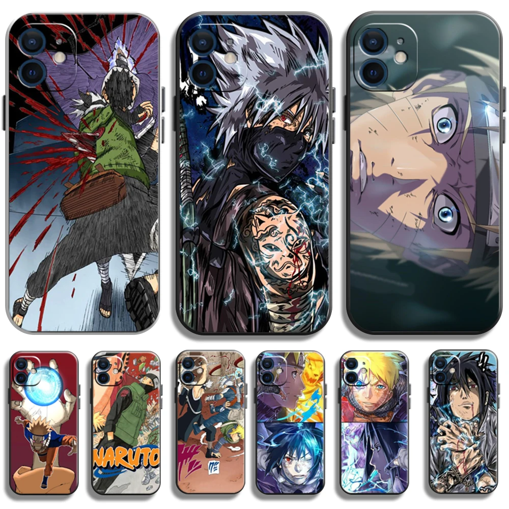 

Cartoon Naruto Anime Phone Cases For iPhone 11 12 Pro MAX 6S 7 8 Plus XS MAX 12 13 Mini X XR SE 2020 Coque Back Cover Soft TPU