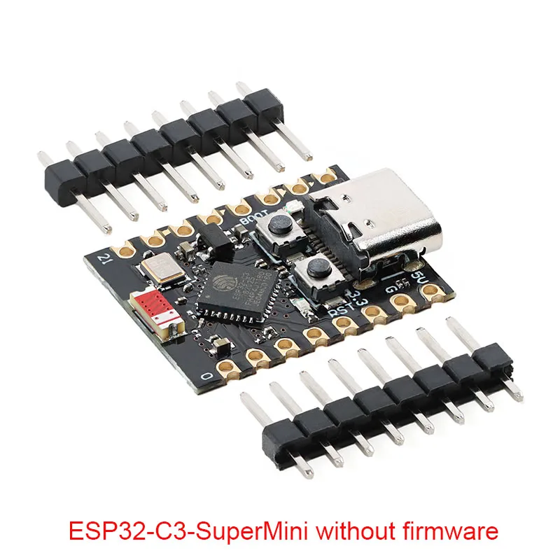 Плата разработки ESP32-C3-SuperMini, модуль ESP32-C3-PRO с поддержкой Wi-Fi 2.4G и Bluetooth, контроллер для программирования и обучения, основной модуль. (art.: 3920cc75855bd) - 3920cc75855bd